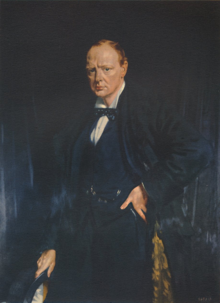 Winston Churchill, c1916, 1941 autorstwa Unbekannt