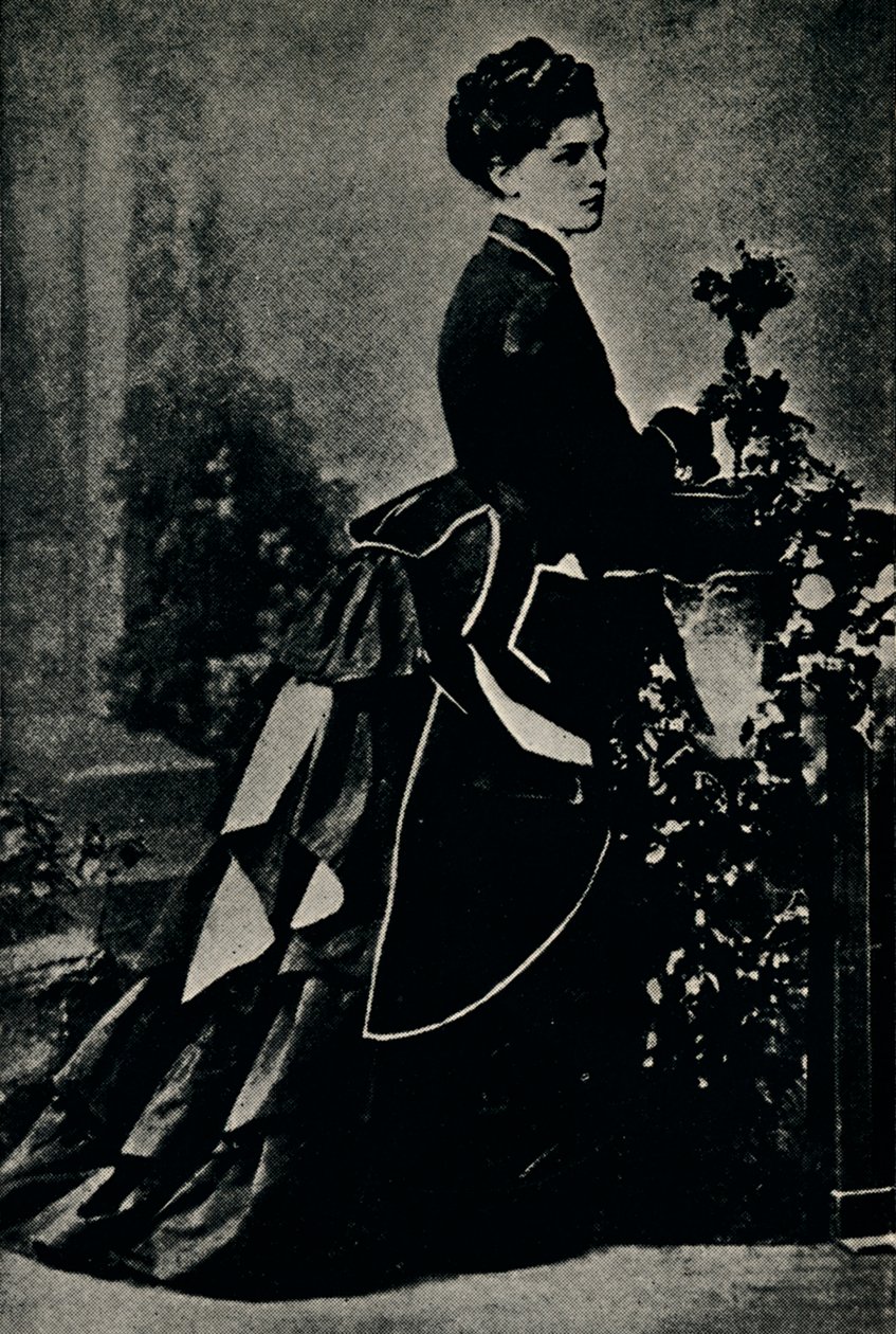 Winston Churchill, amerykańska matka, ok. 1880 r., 1945 r. autorstwa Unbekannt