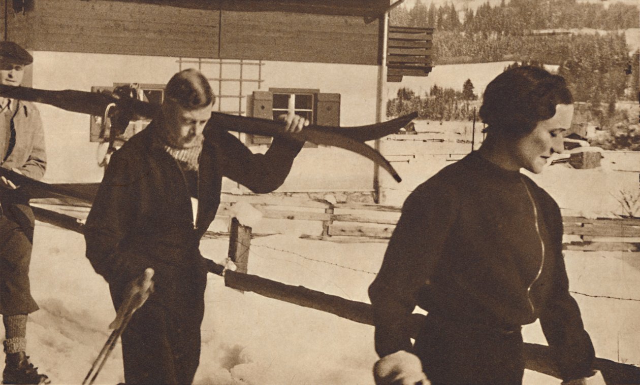 Sporty zimowe, Austria, 1935, 1937 autorstwa Unbekannt