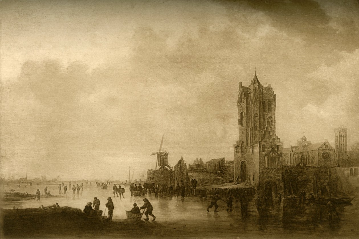 Zima na lodzie, 1645, 1908. autorstwa Unbekannt