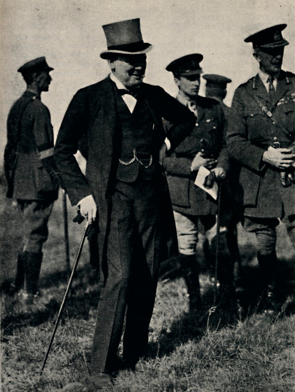 Z Sir Henry Wilsonem nad Renem, 1919, 1945. autorstwa Unbekannt