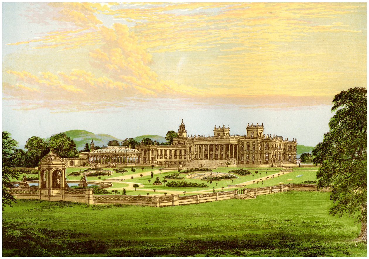 Witley Court, Worcestershire, dom hrabiego Dudley, ok. 1880 r. autorstwa Unbekannt