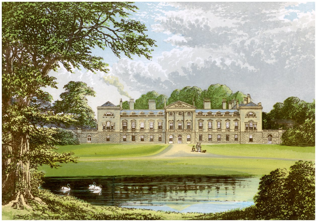 Opactwo Woburn, Bedfordshire, dom księcia Bedford, ok. 1880 r autorstwa Unbekannt