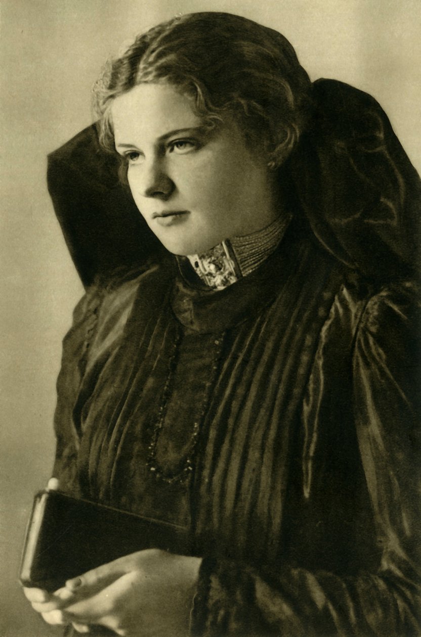 Kobieta w tradycyjnym stroju, Górna Austria, ok. 1935. autorstwa Unbekannt