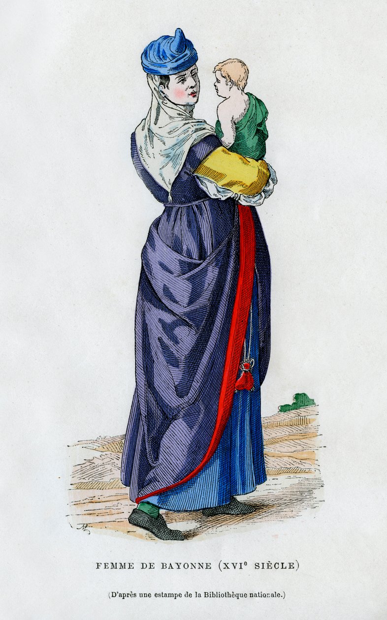 Kobieta z Bayonne, Francja, XVI wiek 1882-1884 autorstwa Unbekannt