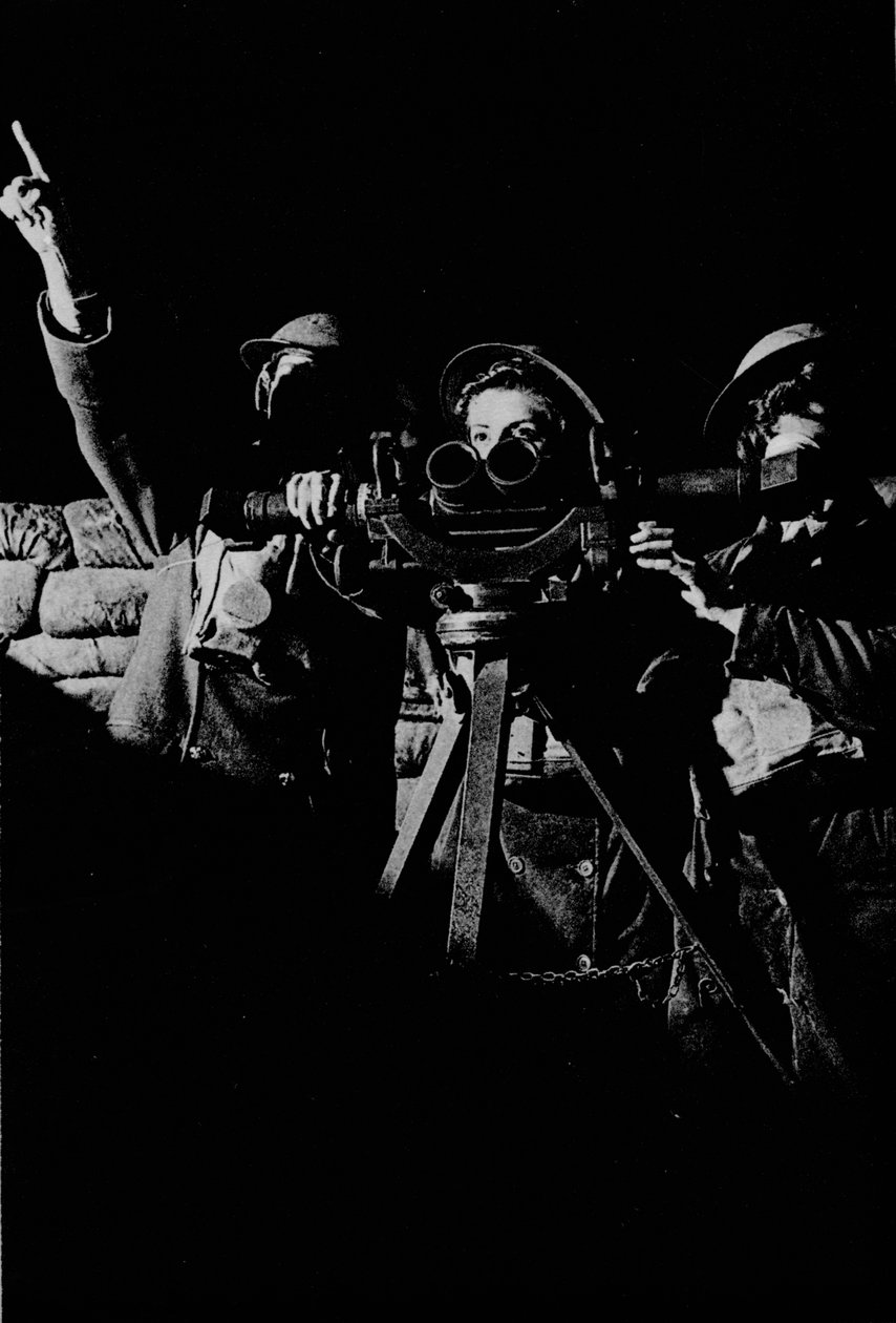 Kobiety na służbie na baterii przeciwlotniczej, 1943 autorstwa Unbekannt