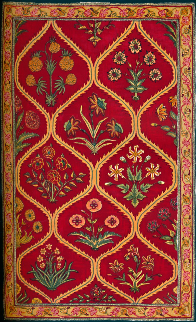 Dywan wełniany. Indyjska Królewska Fabryka Lahore, XVII wiek, 1903 autorstwa Unbekannt