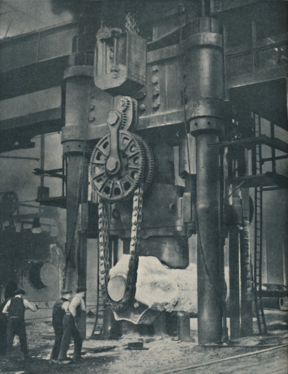Robotnicy w metalu, od którego zależy nasza cywilizacja, ok. 1935 r. autorstwa Unbekannt
