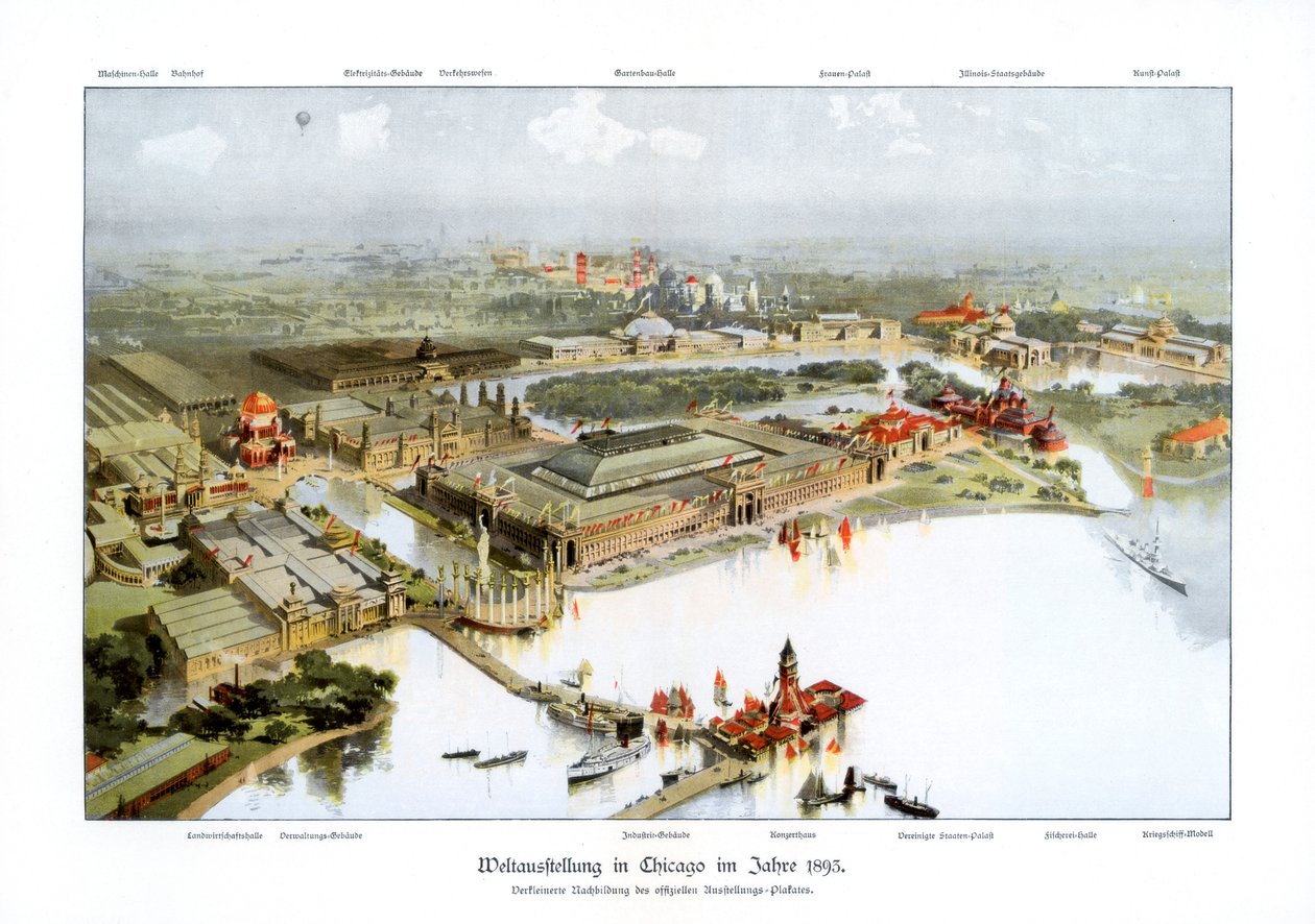 Światowa Wystawa Kolumbijska z 1893 r., Targi Światowe w Chicago, 1900 autorstwa Unbekannt
