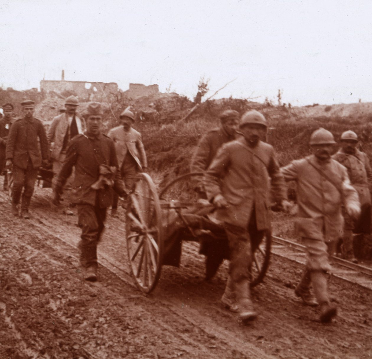 Ranny, Neuville, północna Francja, c1914-c1918 autorstwa Unbekannt