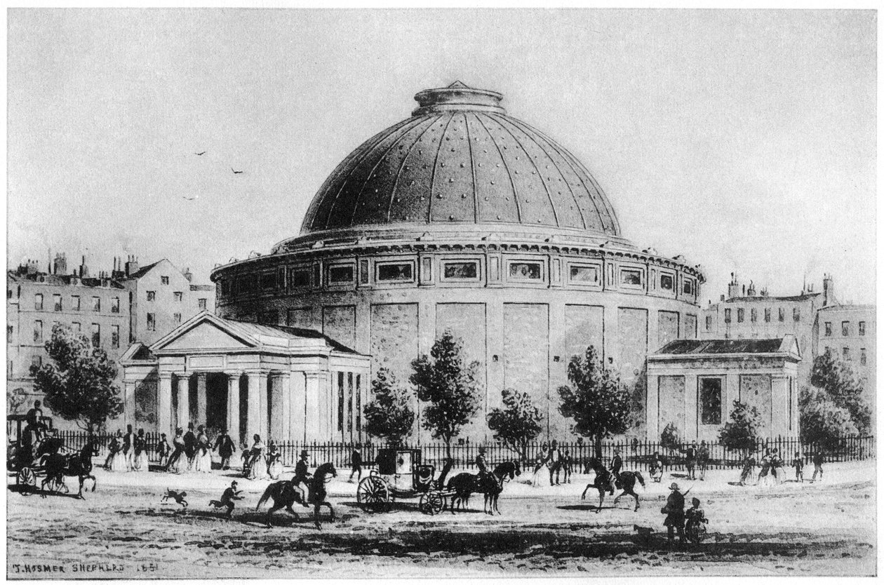 Wylds Globe, Leicester Square, Londyn, 1851-1862 1907 autorstwa Unbekannt