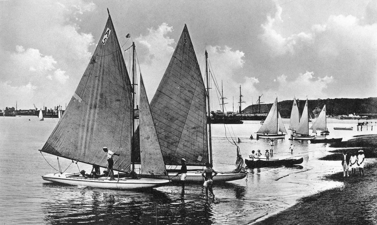 Żeglarstwo w zatoce, Durban, Republika Południowej Afryki autorstwa Unbekannt