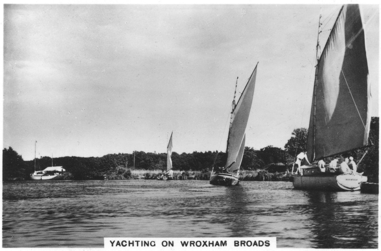 Żeglarstwo na Wroxham Broads, 1936 autorstwa Unbekannt