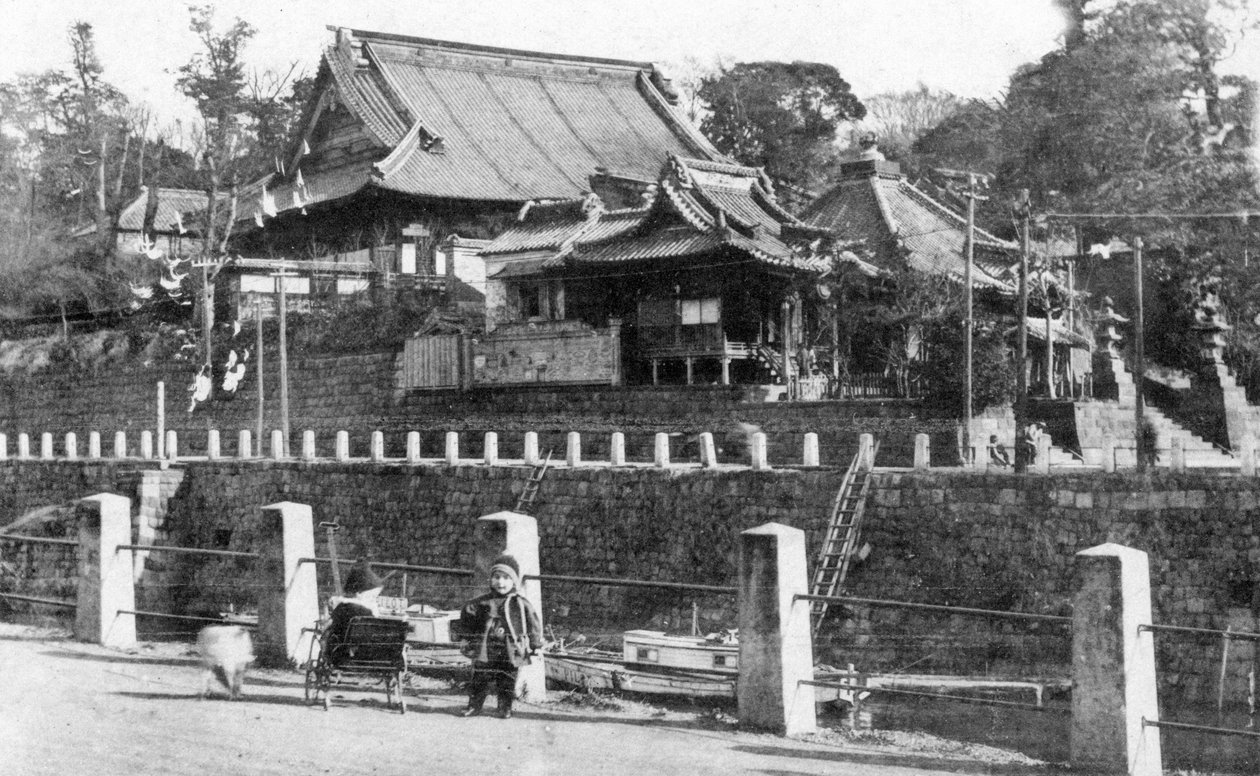 Yakushi Buddhist Temple, Motomachi, Yokohama, Japan, 20th century autorstwa Unbekannt