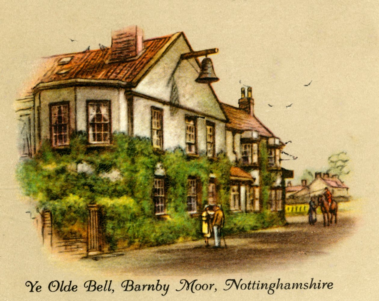 Ye Olde Bell, Barnby Moor, Nottinghamshire, 1936. autorstwa Unbekannt