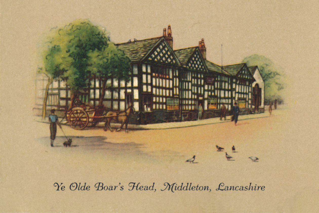 Ye Olde Boars Head, Middleton, Lancashire, 1939 autorstwa Unbekannt