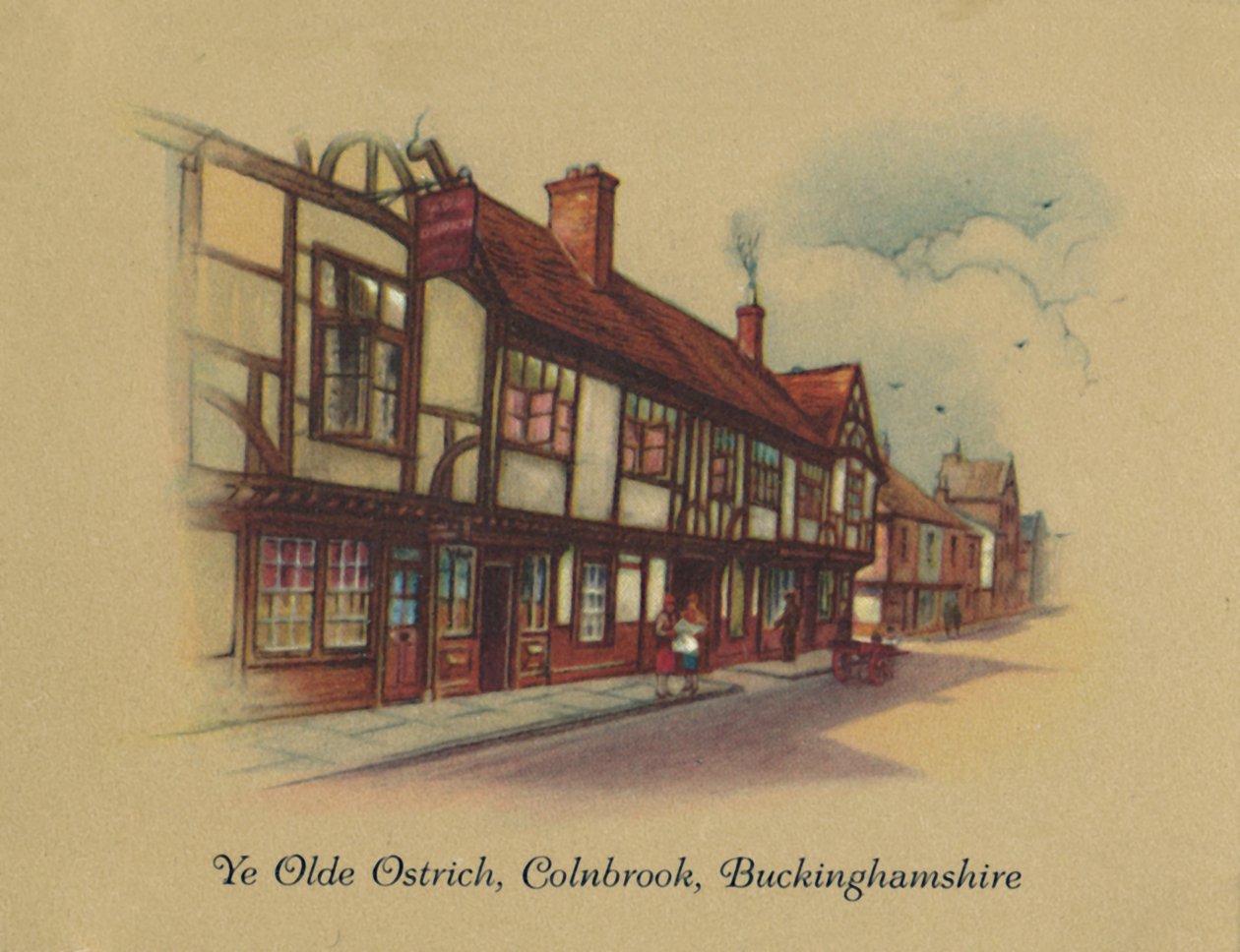 Ye Olde Ostrich Colnbrook, Buckinghamshire, 1939 autorstwa Unbekannt