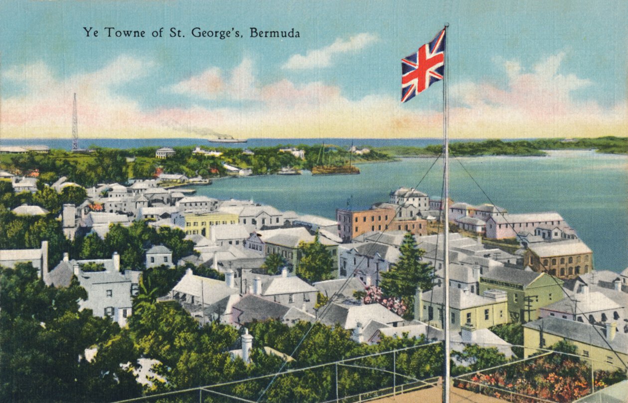 Ye Towne of St. Georges, Bermudy, początek XX wieku. autorstwa Unbekannt