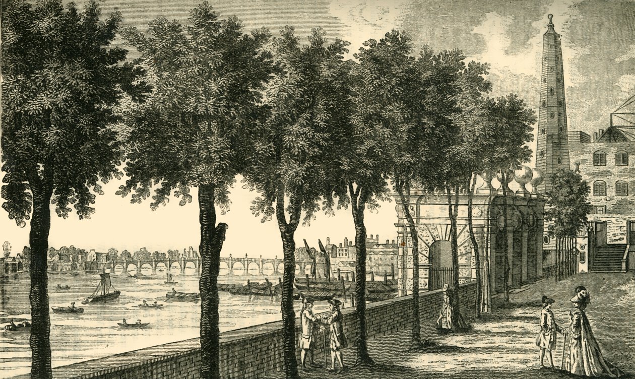 Schody York i wieża ciśnień, 1881. autorstwa Unbekannt