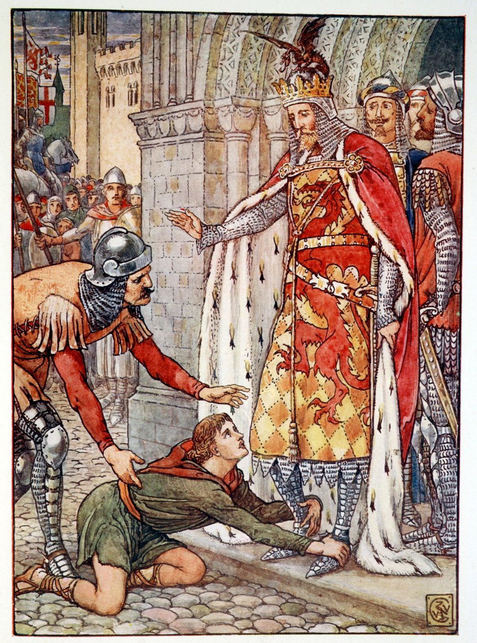 „Młody Owen apeluje do króla”, 1911 autorstwa Unbekannt