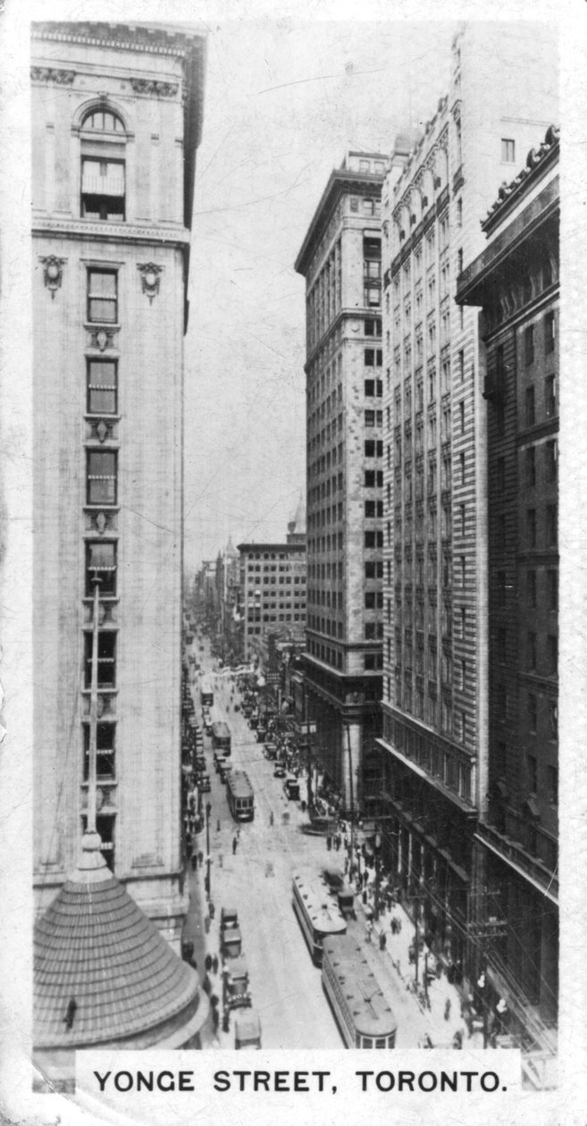 Young Street, Toronto, Kanada, ok. 1920 r. autorstwa Unbekannt