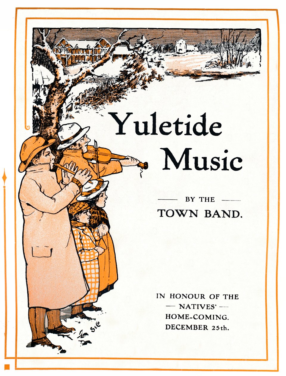 Muzyka Bożonarodzeniowa zespołu miejskiego, 1910 autorstwa Unbekannt