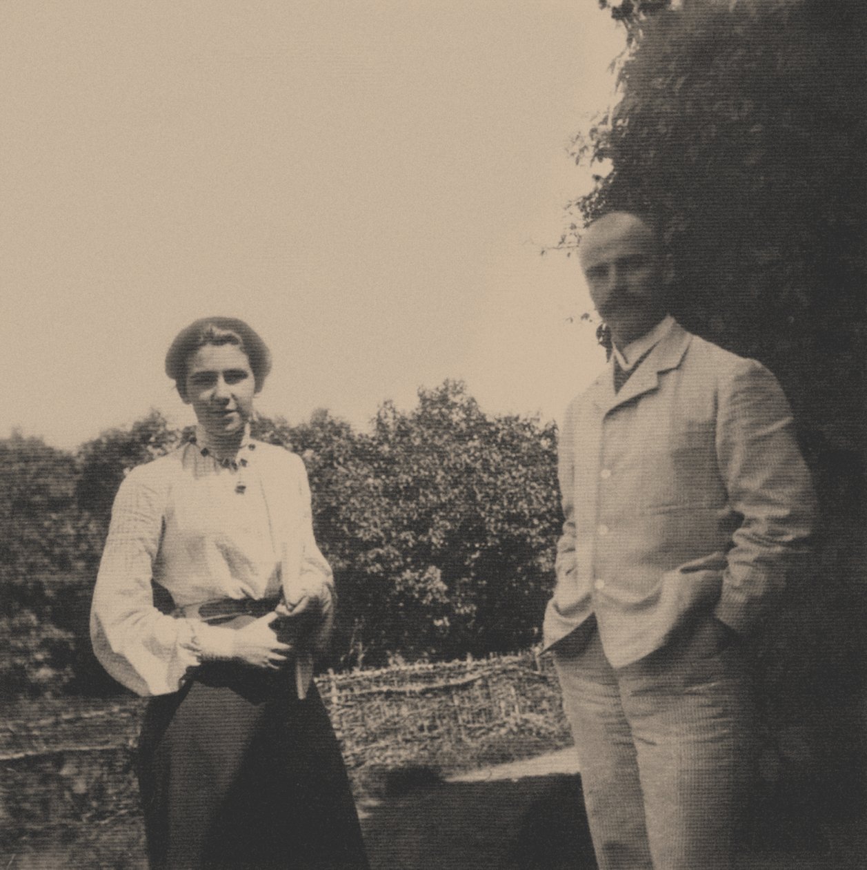 Jurij Aleksandrowicz Olsufjew 1878-1938 z żoną Zofią Władimirowną, lata 1900 autorstwa Unbekannt