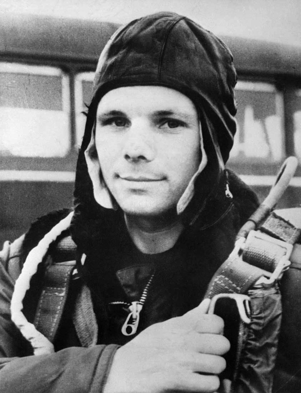 Jurij Gagarin, rosyjski kosmonauta, 1961 autorstwa Unbekannt