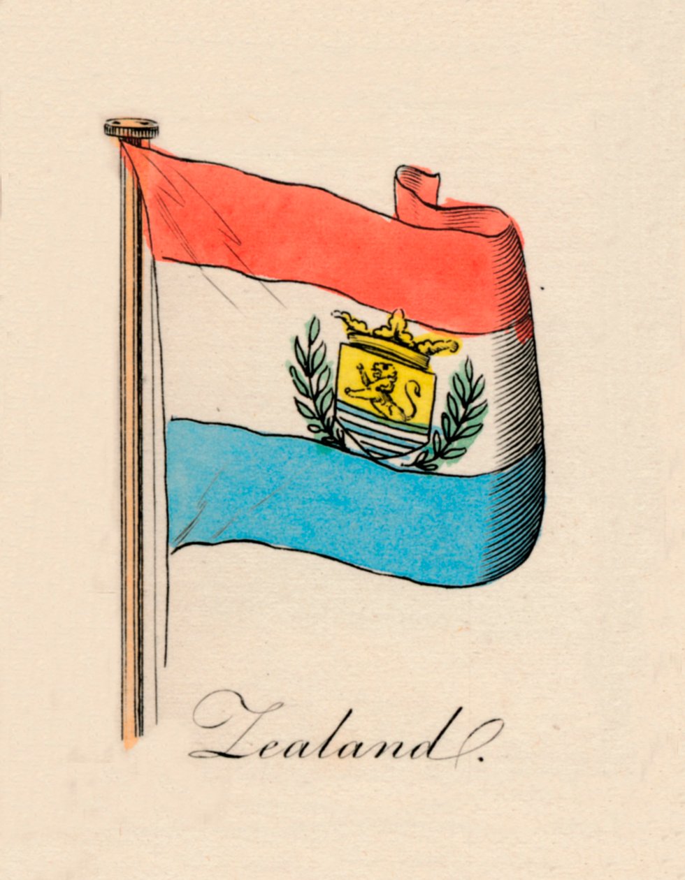 Zelandia, 1838 autorstwa Unbekannt