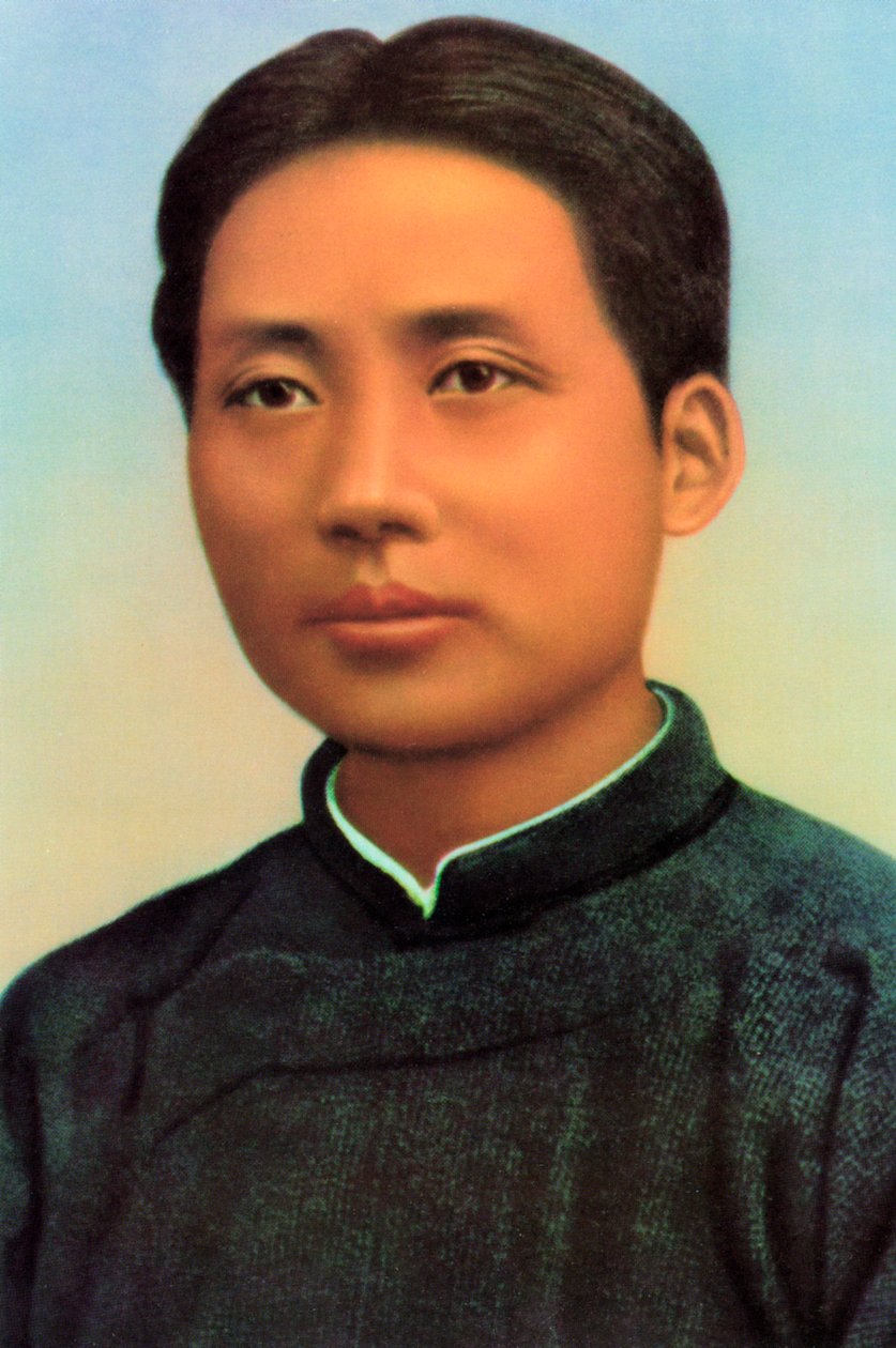 Zhou Enlai, pierwszy premier Chińskiej Republiki Ludowej, jako młody mężczyzna, ok. 1920 r. autorstwa Unbekannt