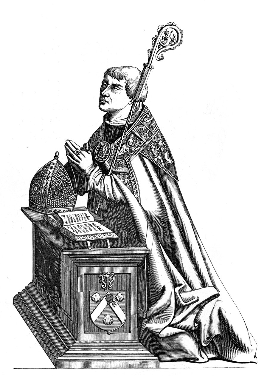 Etienne de Poncher 1446-1524, biskup Paryża, XVI wiek 1849 autorstwa Unbekannt
