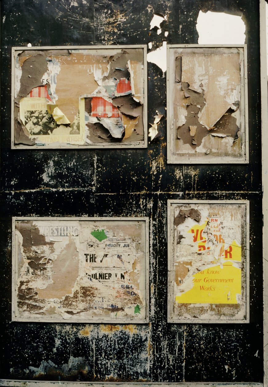 Tablice reklamowe, Camden Town, 1967 (zdjęcie) autorstwa Unbekannt Unbekannt