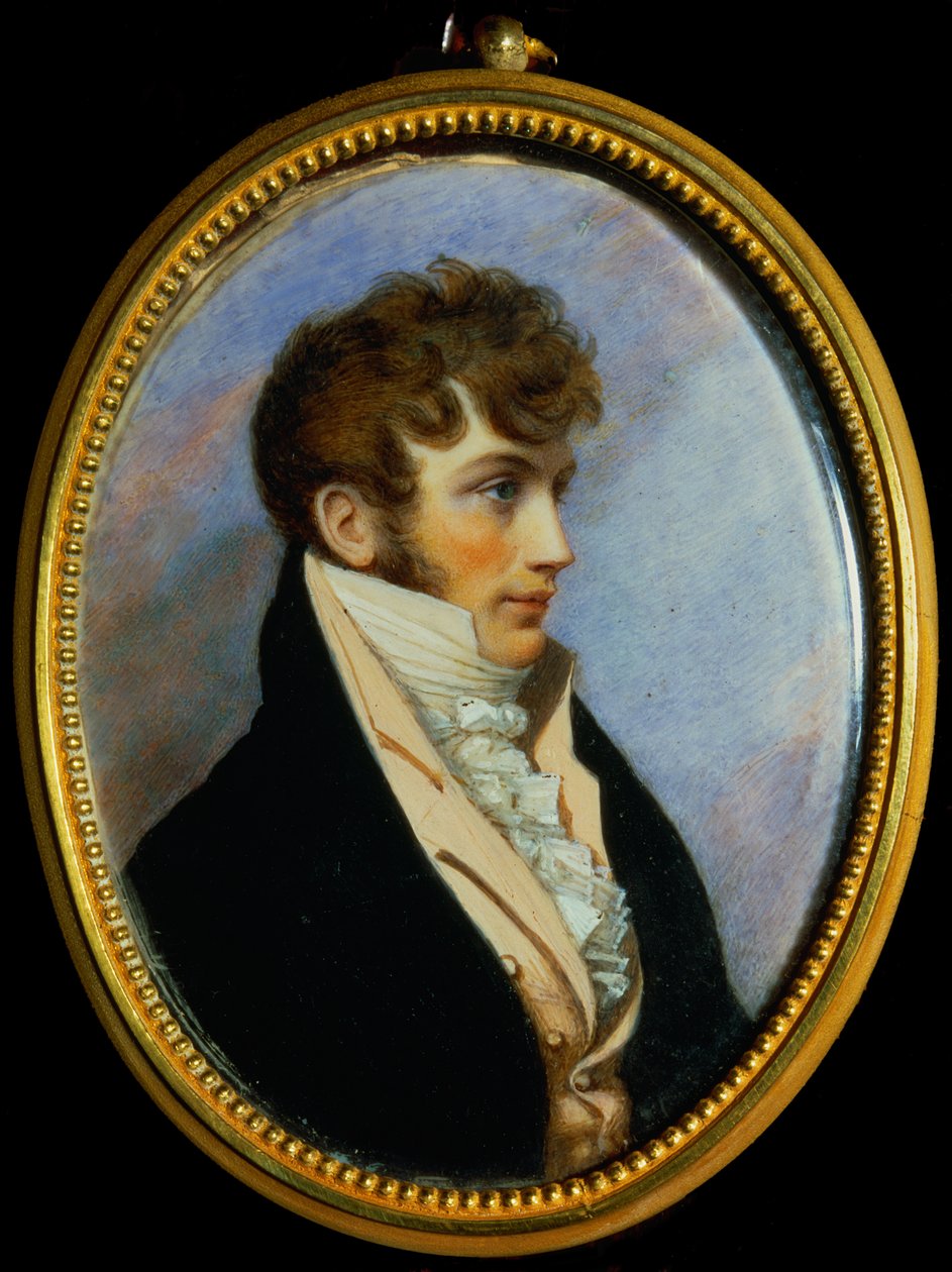 Benjamin Bathurst (1784-1809) (który zaginął w tajemniczy sposób między Berlinem a Hamburgiem podczas podróży z depeszami z Wiednia) autorstwa Unbekannt Unbekannt