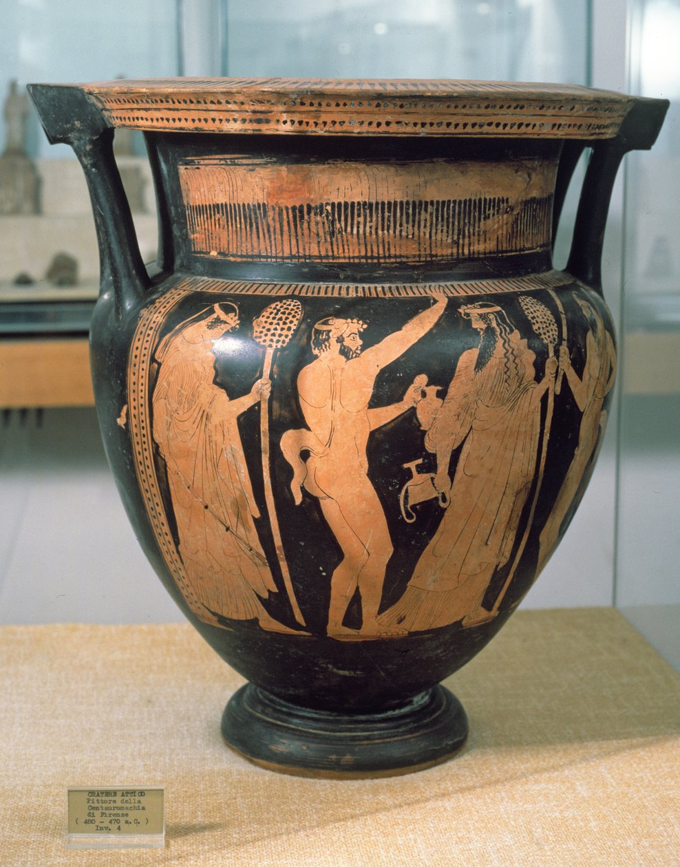Krater czarnofigurowy, autorstwa malarza centaurów, ok. 480-470 pne autorstwa Unbekannt Unbekannt