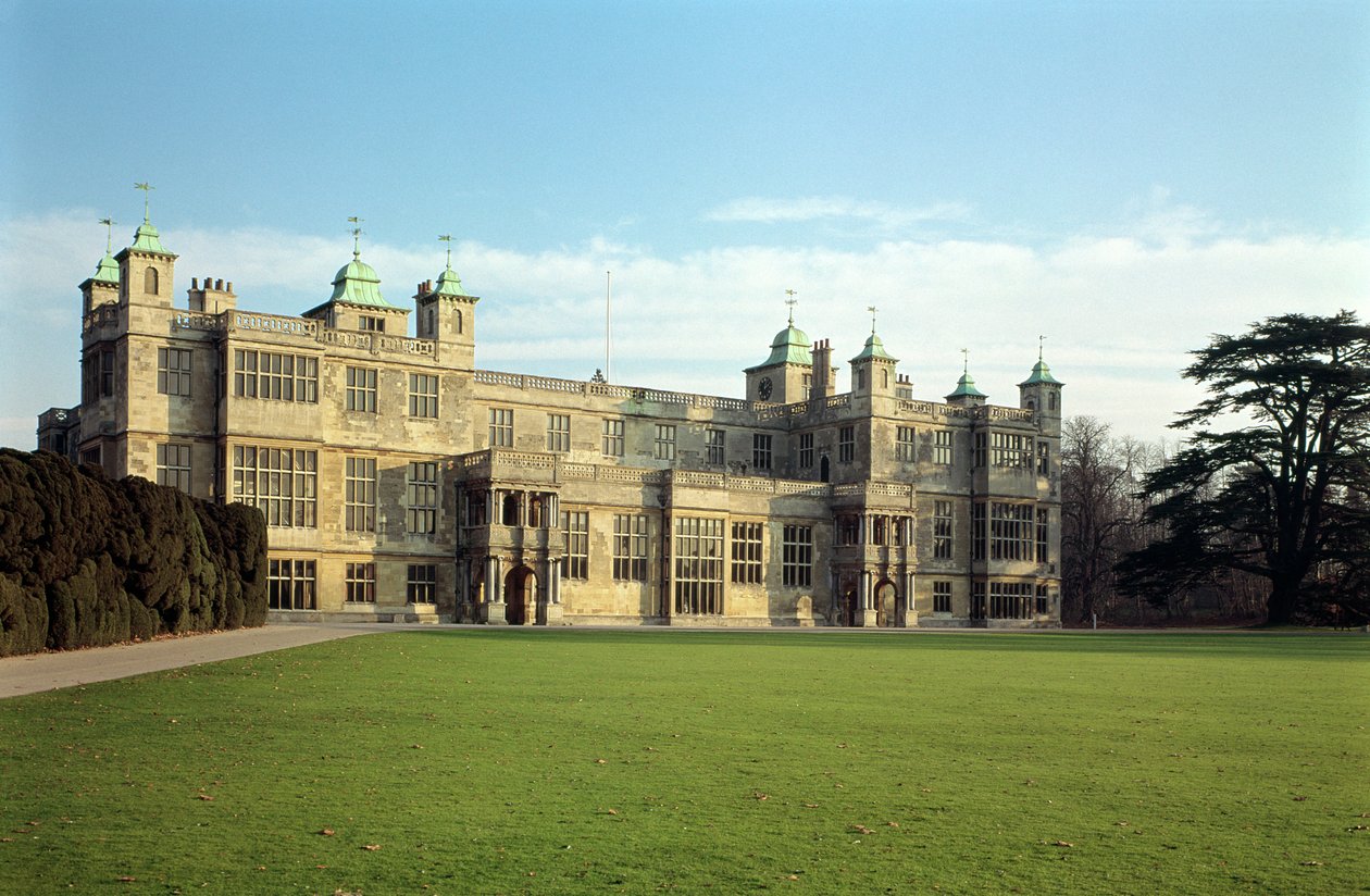 Widok zewnętrzny od północnego zachodu, Audley End, Essex autorstwa Unbekannt Unbekannt