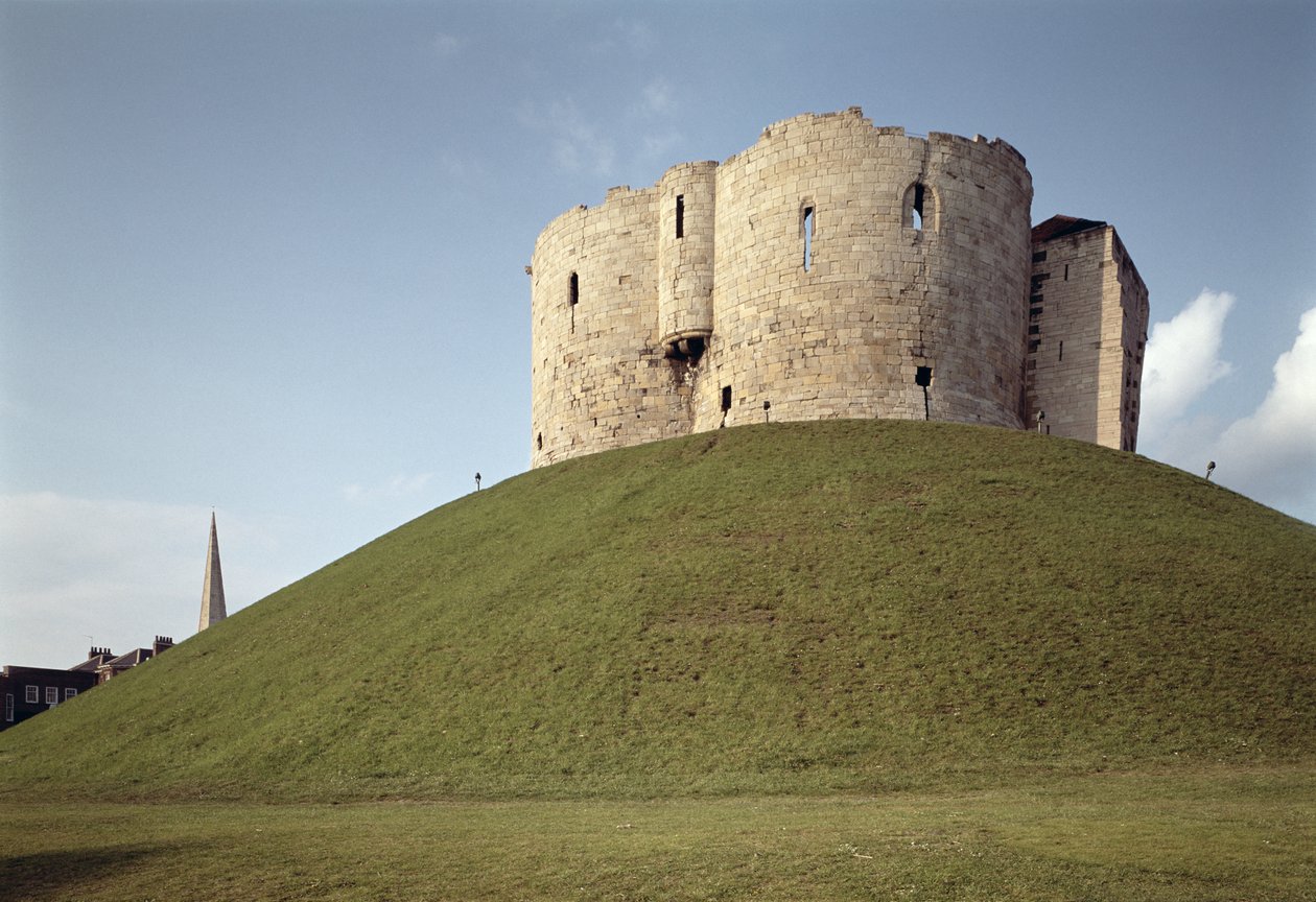Widok zewnętrzny Cliffords Tower, York, North Yorkshire autorstwa Unbekannt Unbekannt