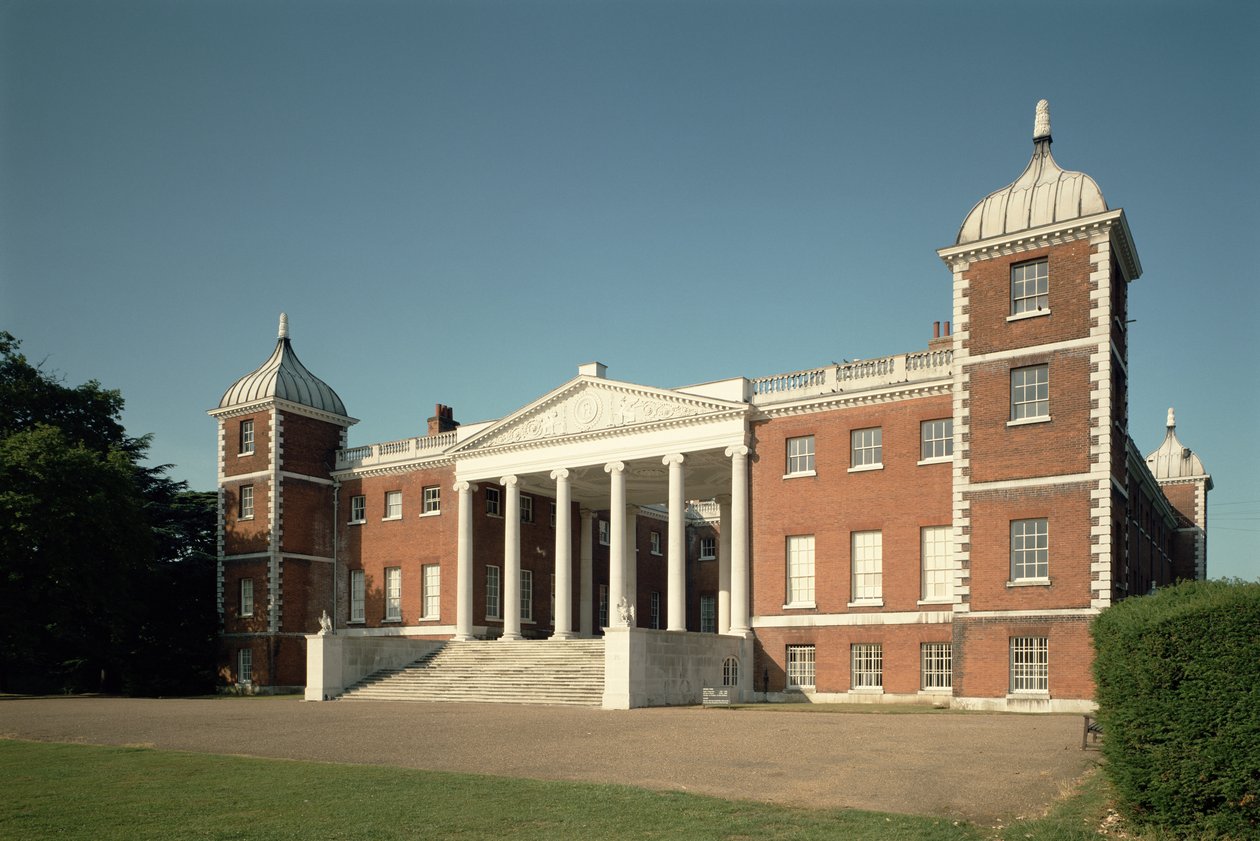 Widok zewnętrzny strony wschodniej, Osterley Park, Middlesex autorstwa Unbekannt Unbekannt