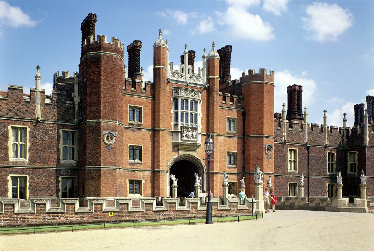 Pałac Hampton Court wiosną 14 i 1520 (H5996) autorstwa Unbekannt Unbekannt