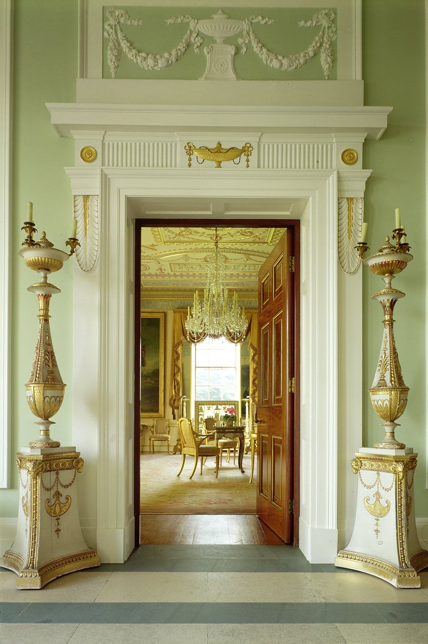 Wnętrze, Sledmere House, Yorkshire autorstwa Unbekannt Unbekannt
