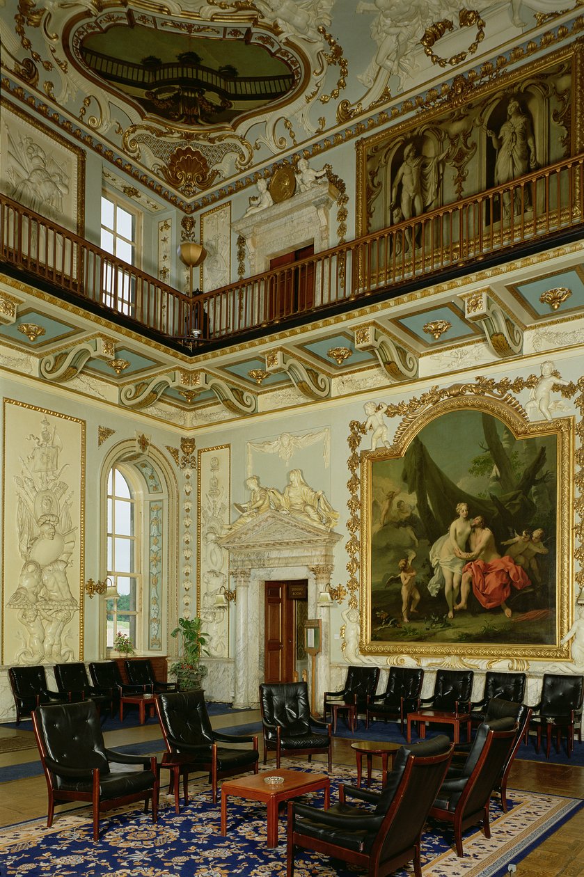 Moor Park, Wnętrze sali autorstwa Jacopo Amigoni (ok. 1675-1752), Hertfordshire, Wielka Brytania autorstwa Unbekannt Unbekannt