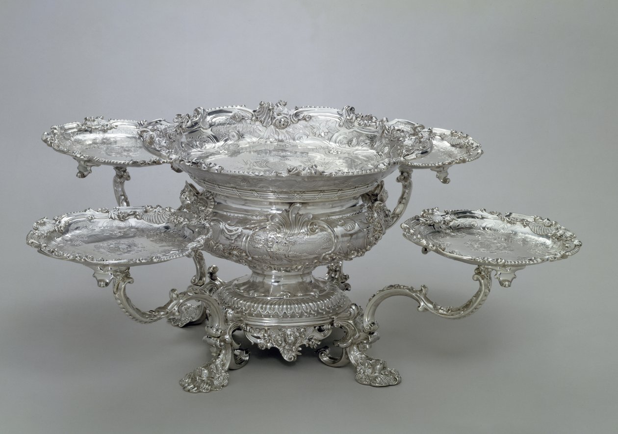 Centralny element Newdegate autorstwa Paula de Lamerie (1688-1751), 1743 autorstwa Unbekannt Unbekannt