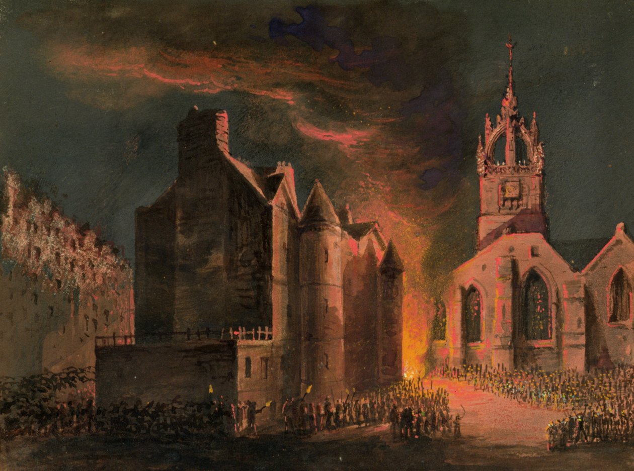 Porteous Mob, 8 września 1736 autorstwa Unbekannt Unbekannt