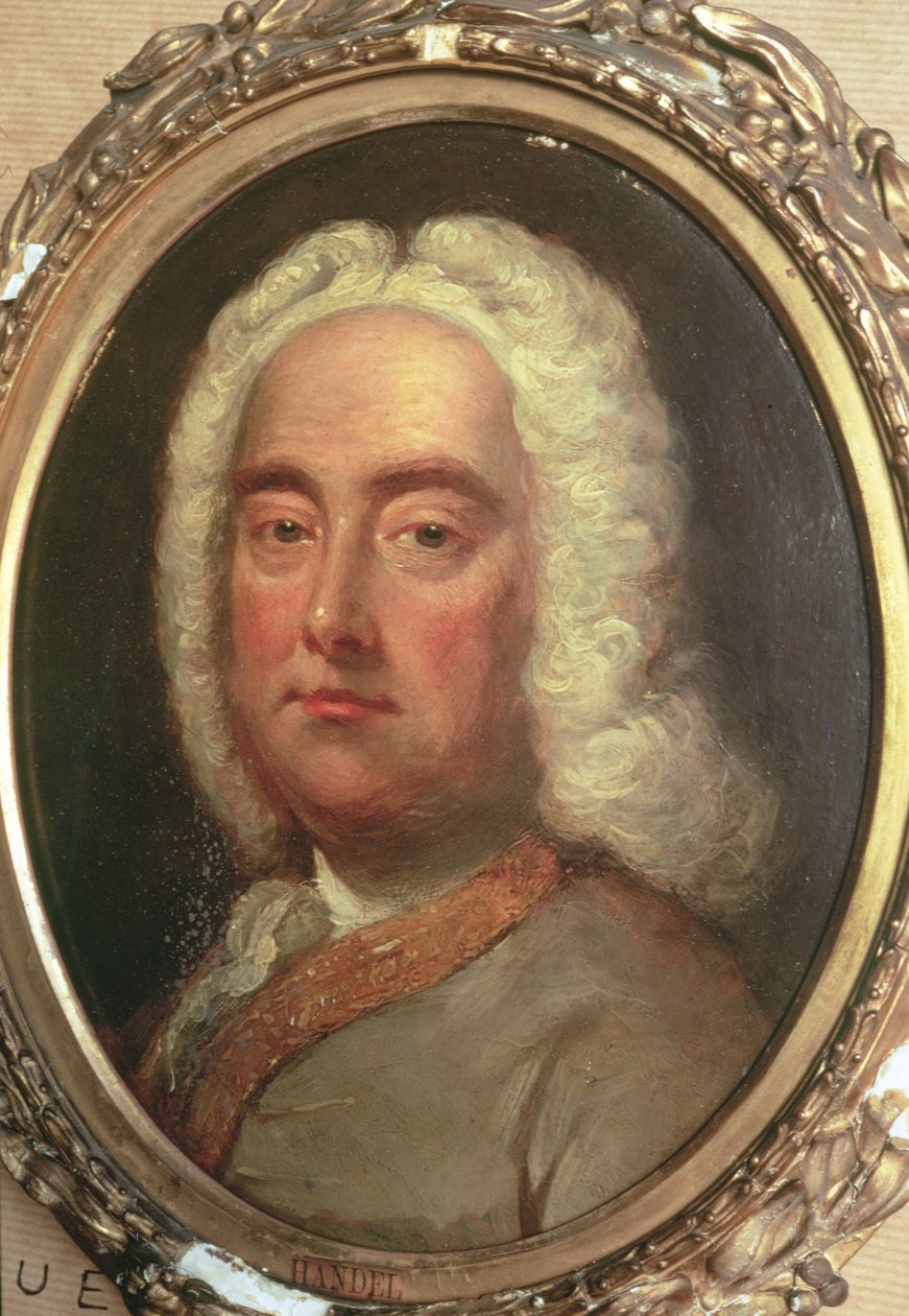 Portret Jerzego Fryderyka Haendla (1685-1759) autorstwa Unbekannt Unbekannt