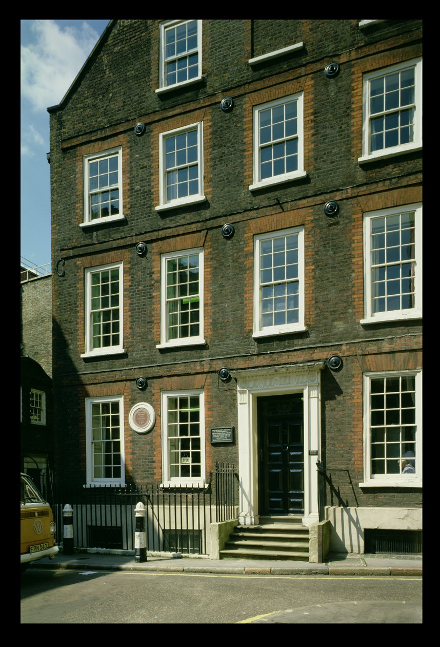 Samuel Johnsons House, City of London, wybudowany 1700 autorstwa Unbekannt Unbekannt