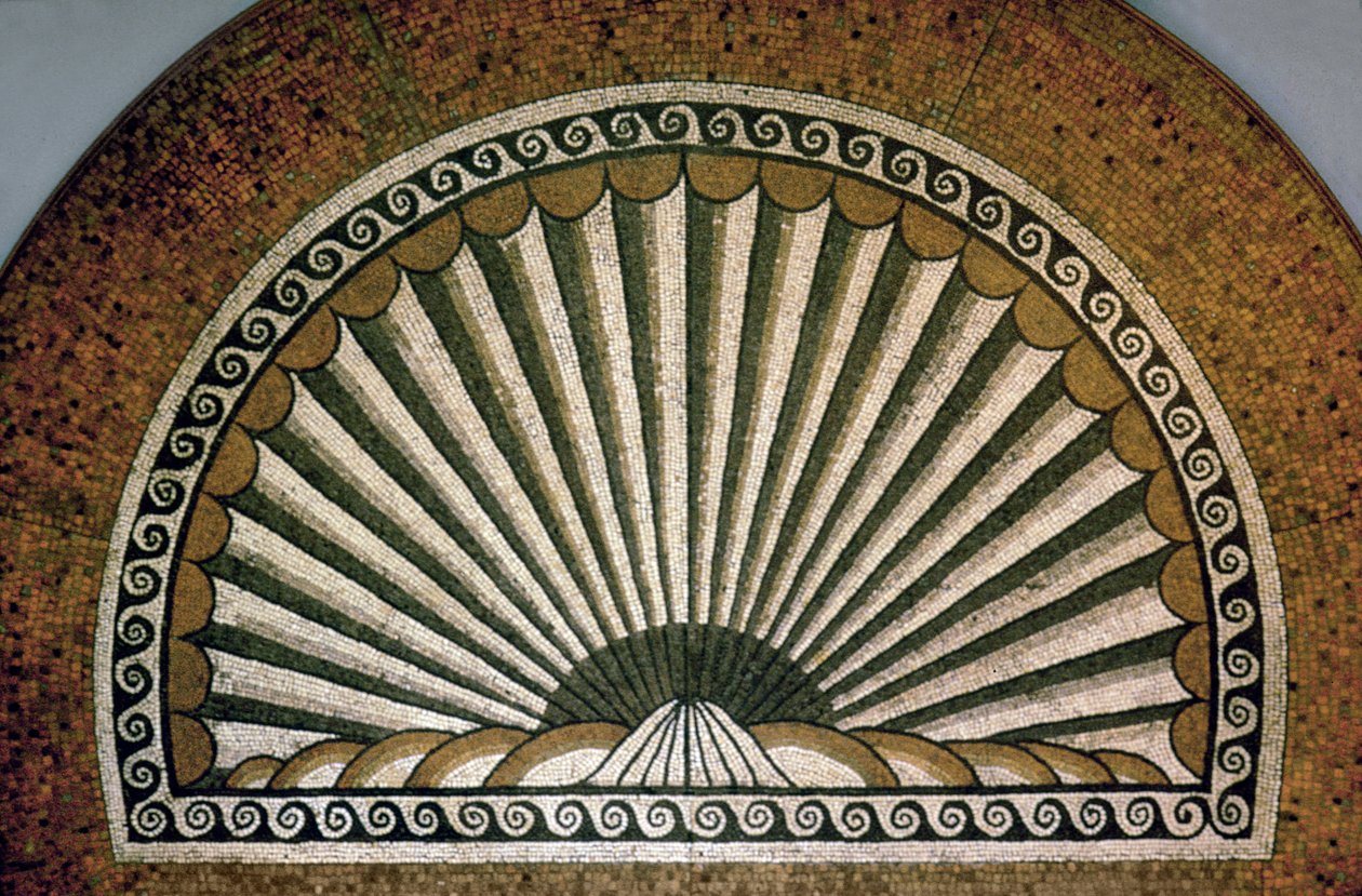 Mozaika Shell, Insula II Building I 130-150 AD autorstwa Unbekannt Unbekannt