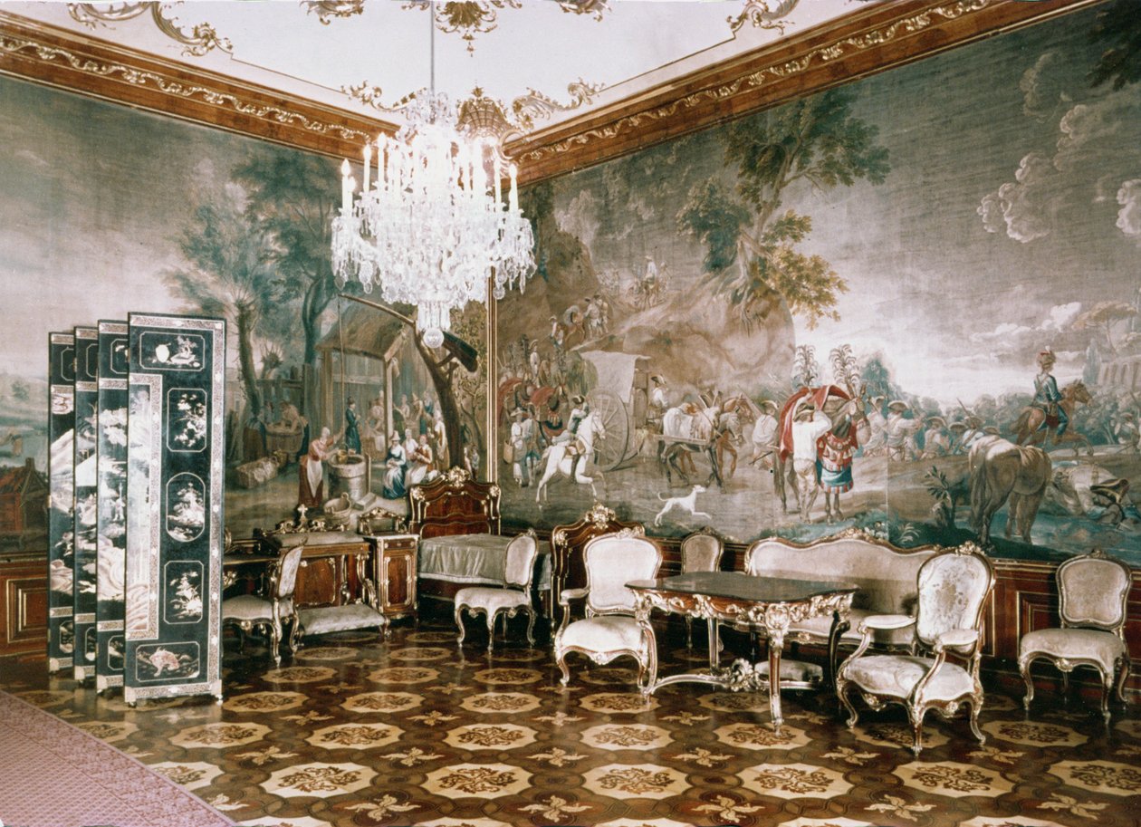 Sala Napoleona w Pałacu Schonbrunn autorstwa Unbekannt Unbekannt