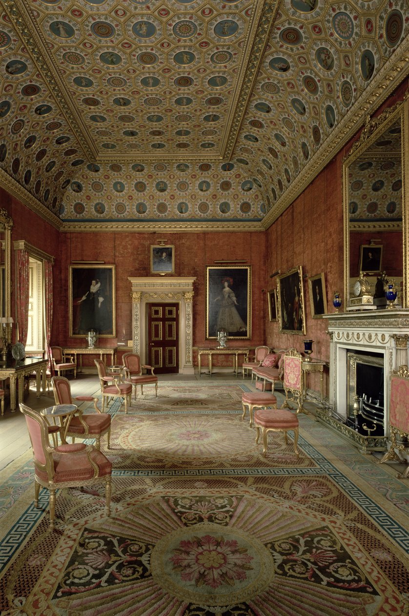 Czerwony Salon, Syon House, Middlesex (patrz także 24620) autorstwa Unbekannt Unbekannt