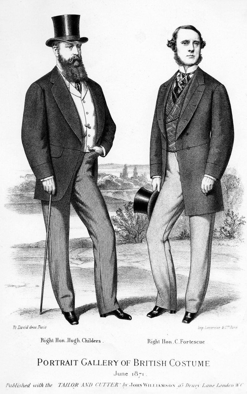 Właściwy kochanie. Hugh Childers i Właściwy Hon. C. Fortescue, 1871 autorstwa Unbekannt Unbekannt