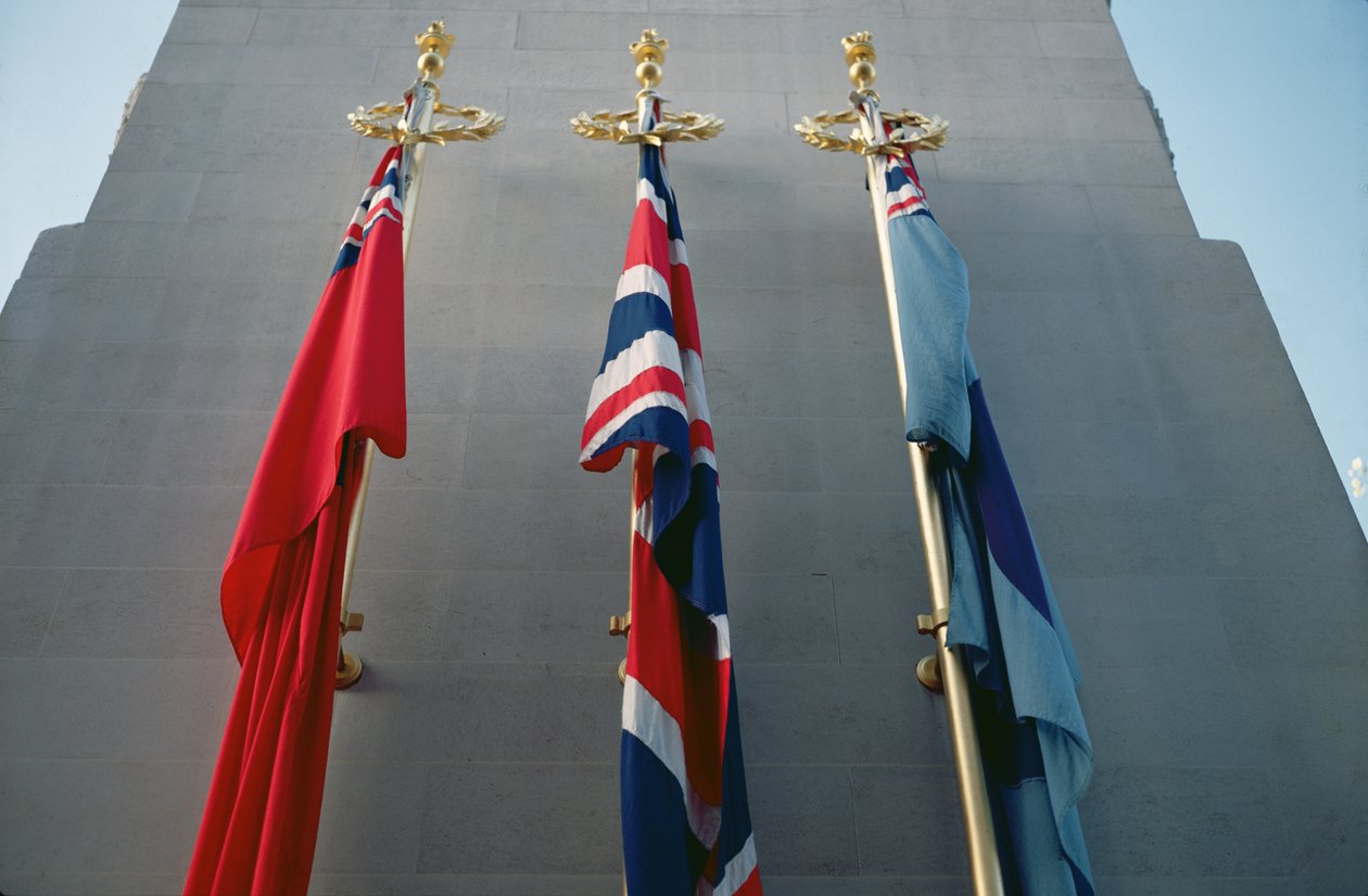 Union Jacks w Cenotaph, Londyn autorstwa Unbekannt Unbekannt