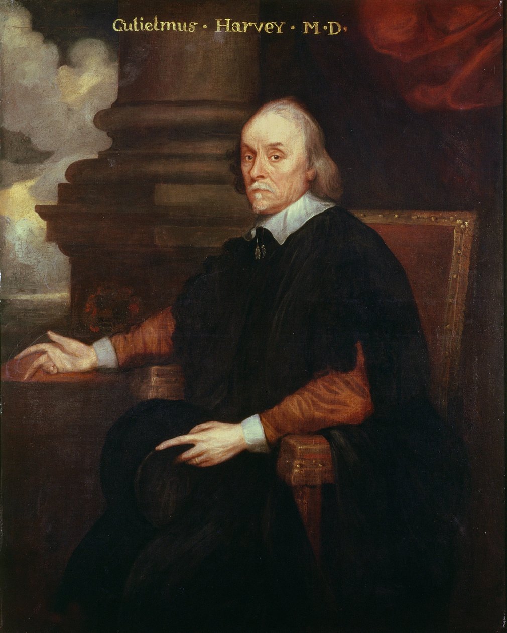 William Harvey (1578-1657) lekarz królewski, XVII wiek autorstwa Unbekannt Unbekannt